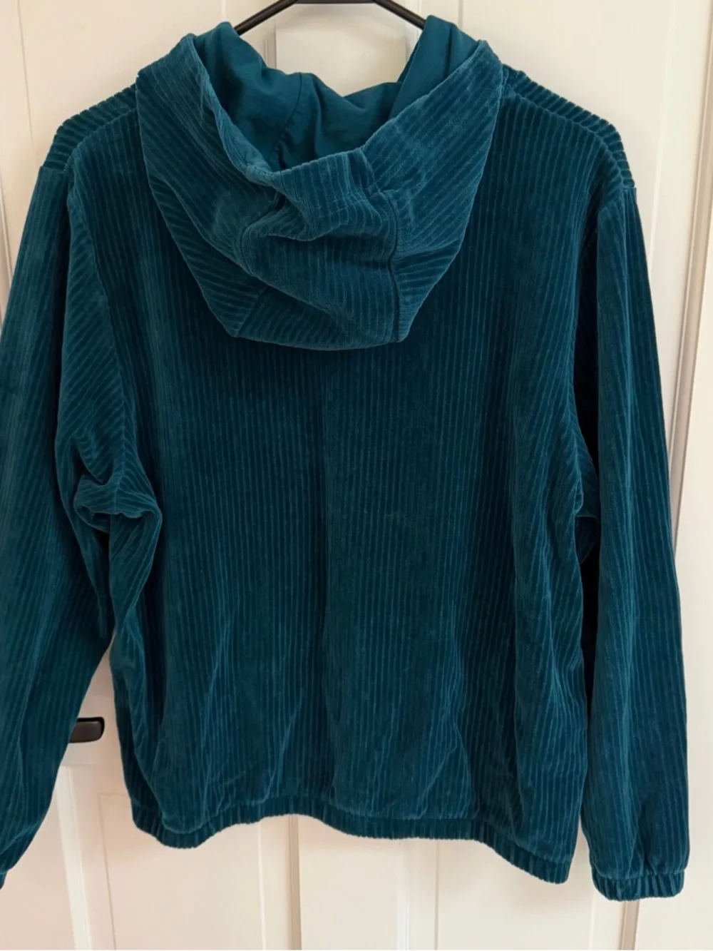 Nike Teal Corduroy Pullover Hoodie - Velour - Picture 5 of 9